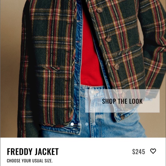 Sezane Multicolor Plaid Blazer - Picture 4 of 6